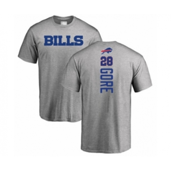 Football Buffalo Bills #28 Frank Gore Ash Backer T-Shirt - Jersey