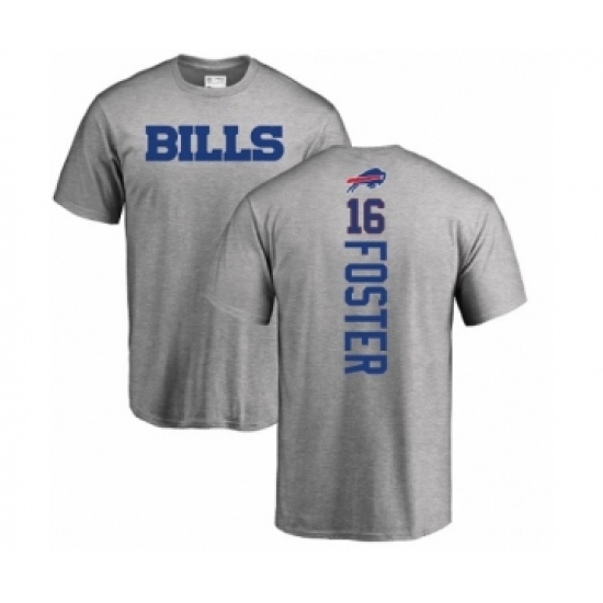 NFL Nike Buffalo Bills #16 Robert Foster Ash Backer T-Shirt - Jersey