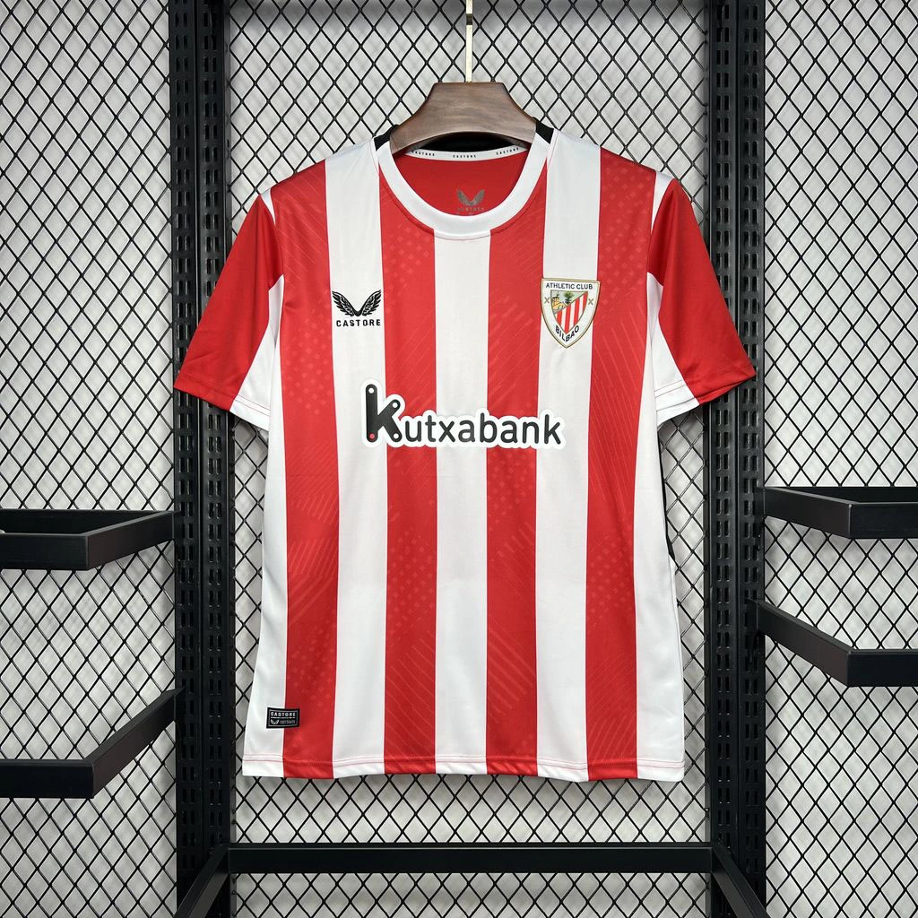Athletic Club de Bilbao Soccer Jersey Home Custom Shirt 2024/25 - Jersey