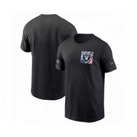 Men's Las Vegas Raiders Black 2023 Crucial Catch Sideline Tri-Blend T-Shirt - Jersey