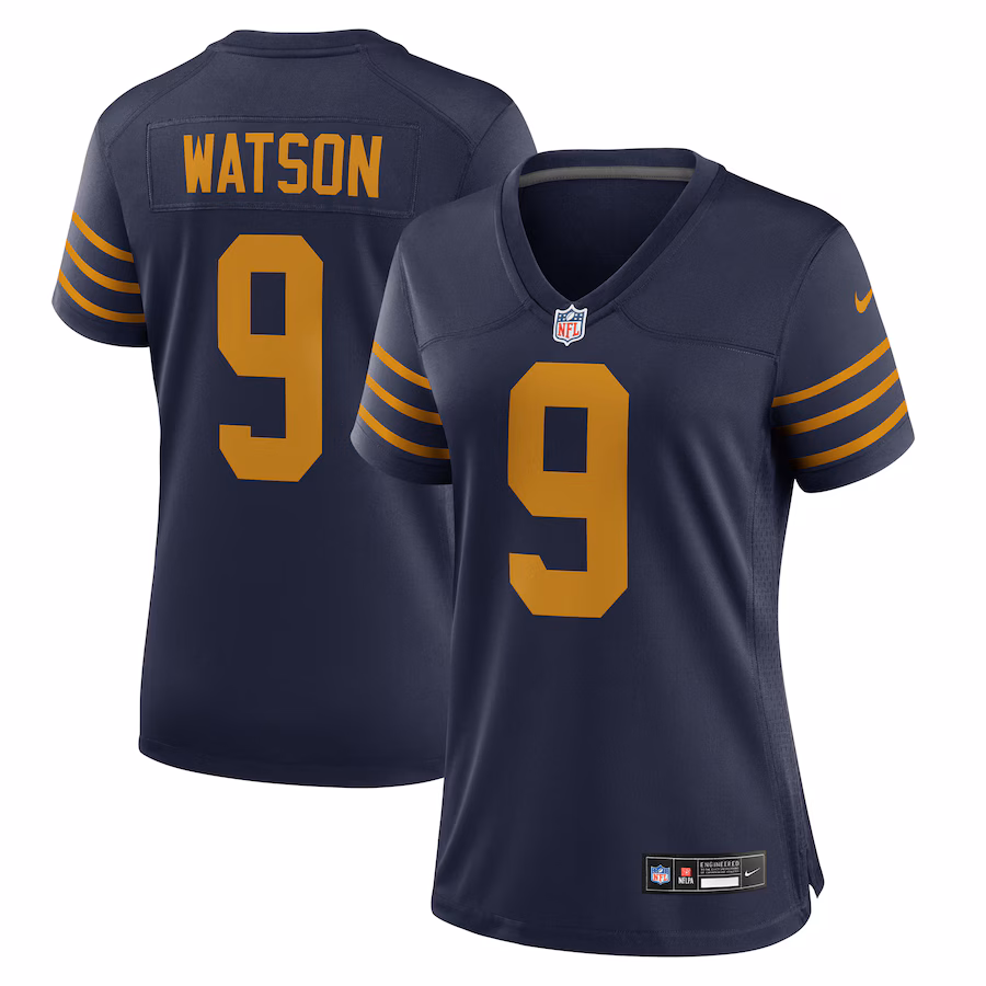Women's Green Bay Packers Christian Watson Nike Navy The 1923 Classic Game Jersey - Jersey