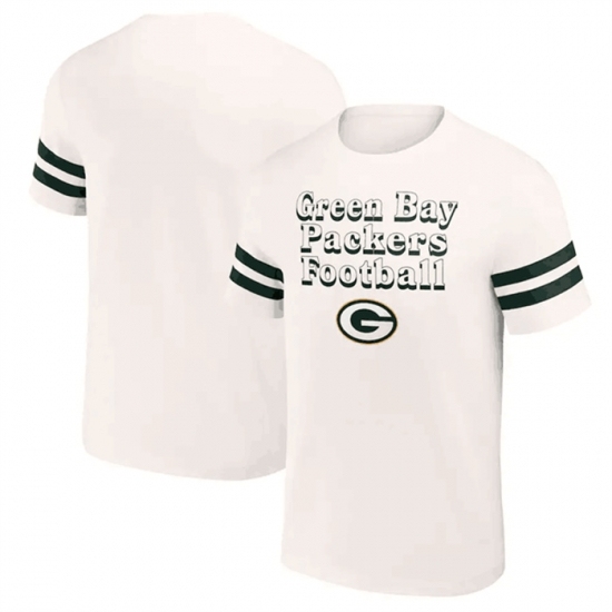 Men's Green Bay Packers Cream X Darius Rucker Collection Vintage T Shirt - Jersey