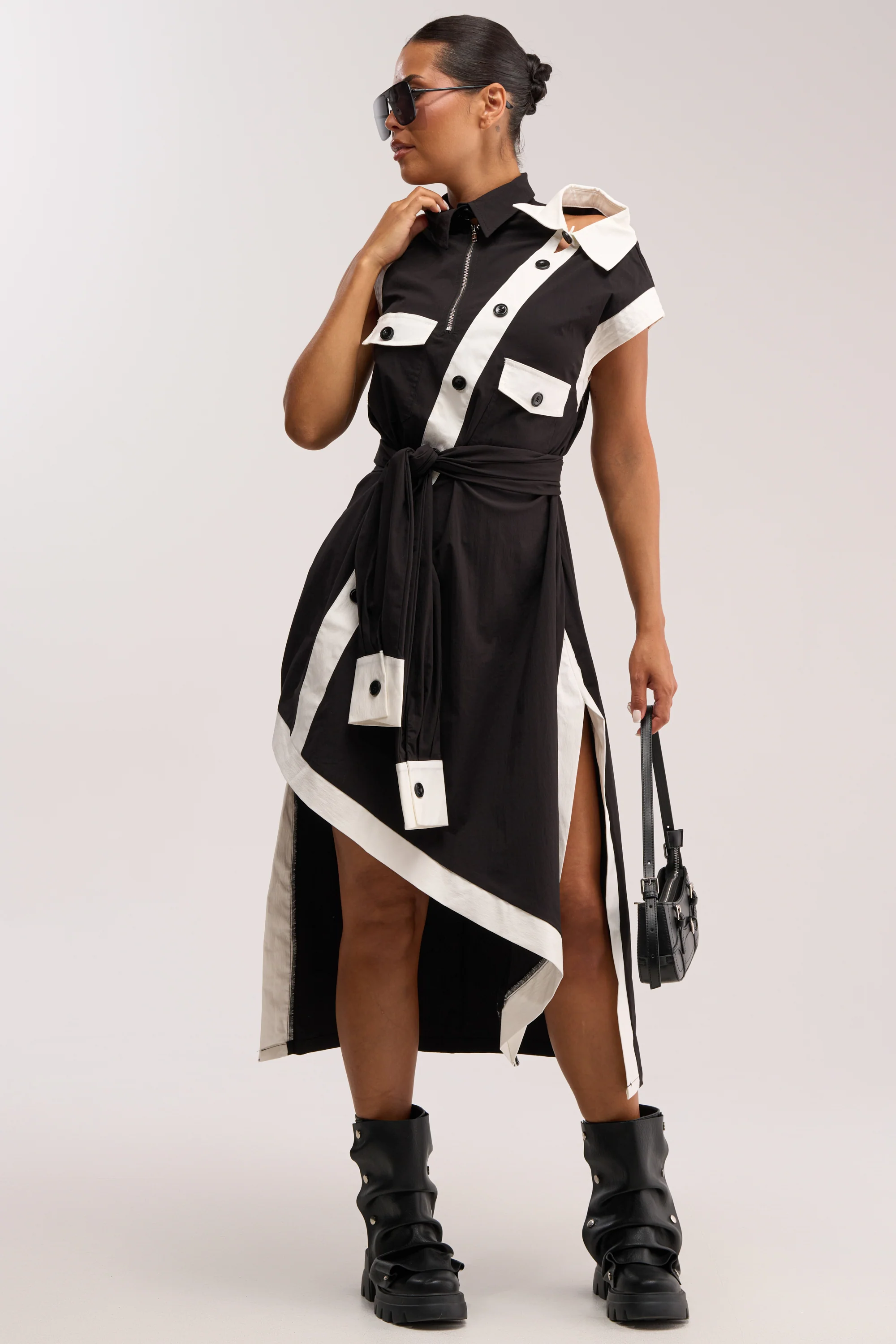 NO FILTER NEEDED BUTTON UP MAXI DRESS - Akira Wear