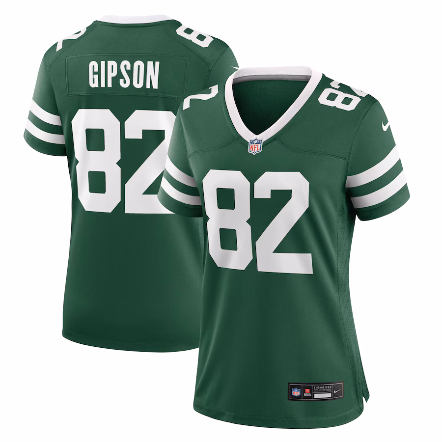 Women's New York Jets Xavier Gipson Nike Legacy Green Game Jersey - Jersey