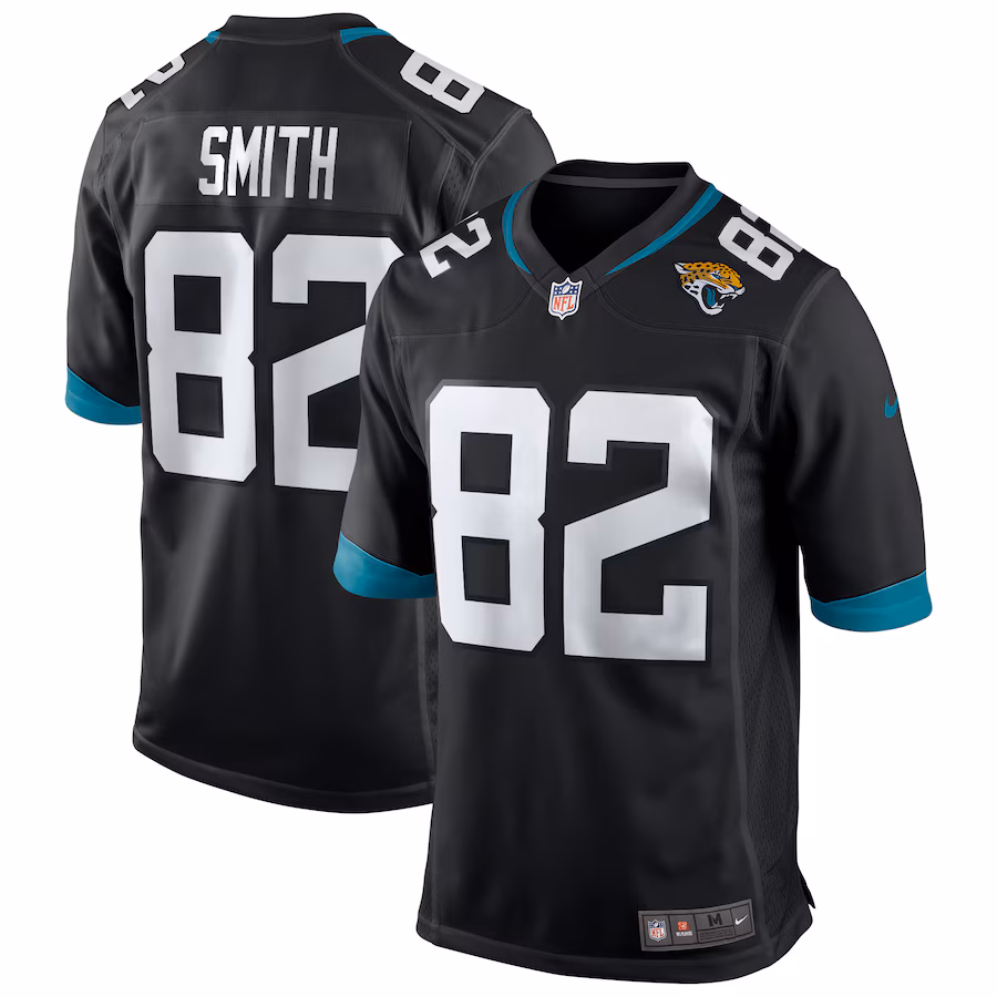 Men's Jacksonville Jaguars Jimmy Smith Nike Black Retired Player Alternate Game Jersey - Jersey