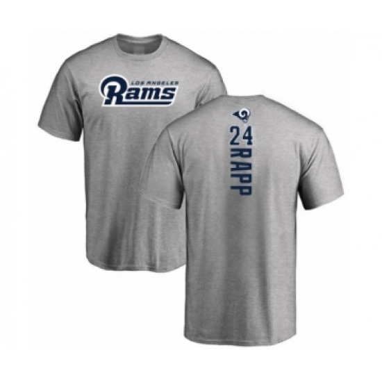 Football Los Angeles Rams #24 Taylor Rapp Ash Backer T-Shirt - Jersey