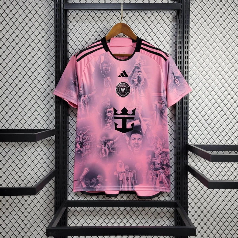 Inter Miami Soccer Jersey Messi Celebration Special Edition Custom Shirt 2024 - Jersey