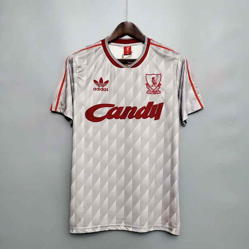 Liverpool Retro Football Jersey Away Custom Shirt 1989-91 - Jersey