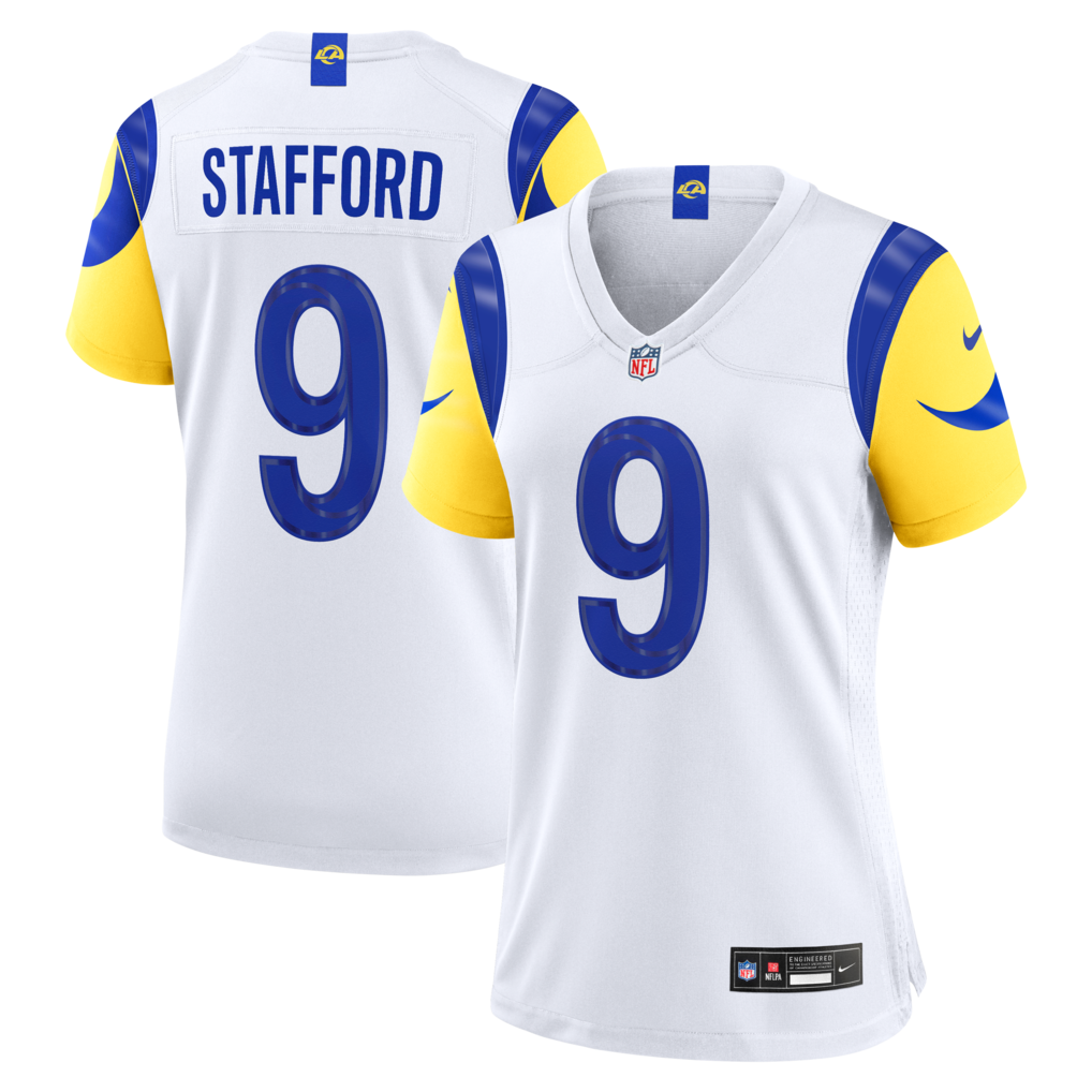 Women's Los Angeles Rams Matthew Stafford Nike White Game Jersey - Jersey