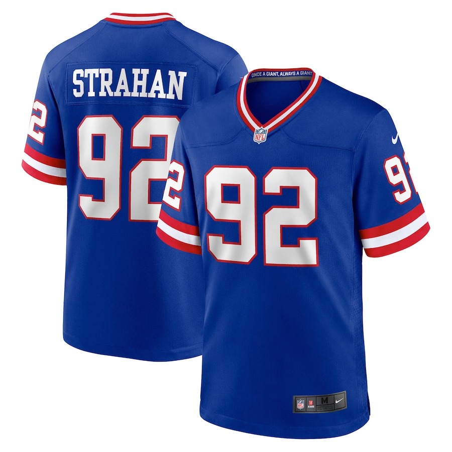 Men's New York Giants Michael Strahan Nike Royal Retired Player Alternate Game Jersey - Jersey