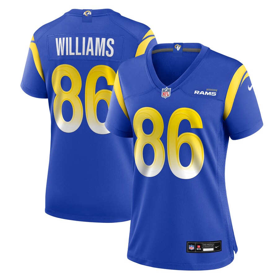 Women's Los Angeles Rams Mario Williams Nike Royal Team Game Jersey - Jersey