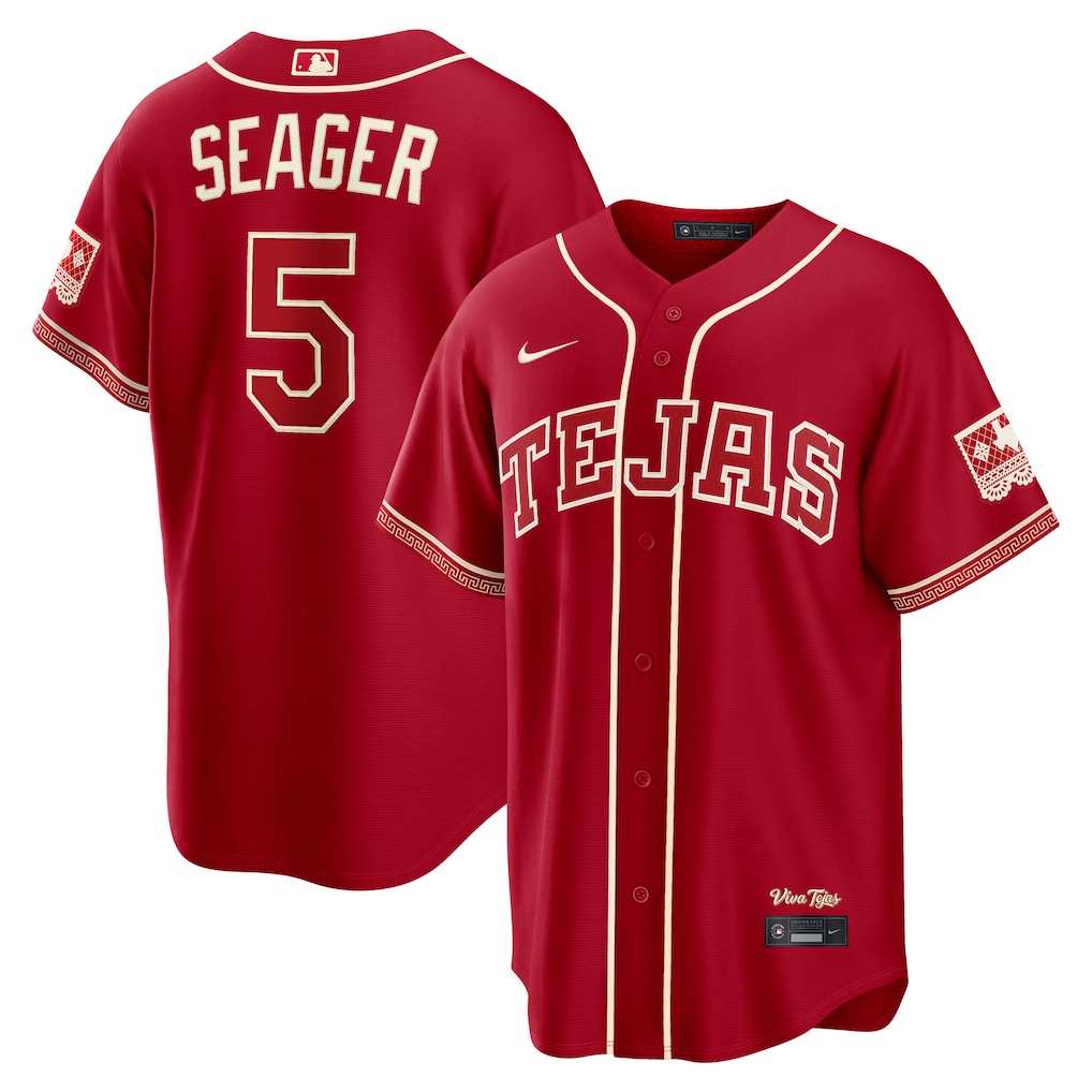 Men's Texas Rangers Corey Seager Nike Red 2026 City Connect Stadium Jersey - Jersey