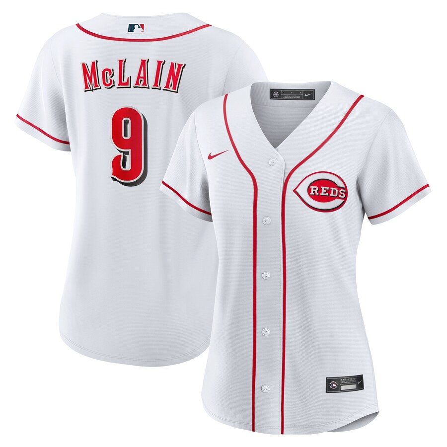 Women's Cincinnati Reds Matt McLain Nike White Home Replica Jersey - Jersey
