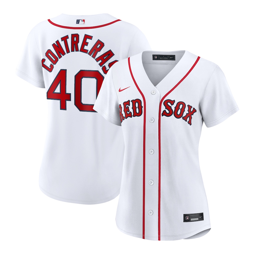 Women's Boston Red Sox Willson Contreras Nike White Home Replica Jersey - Jersey