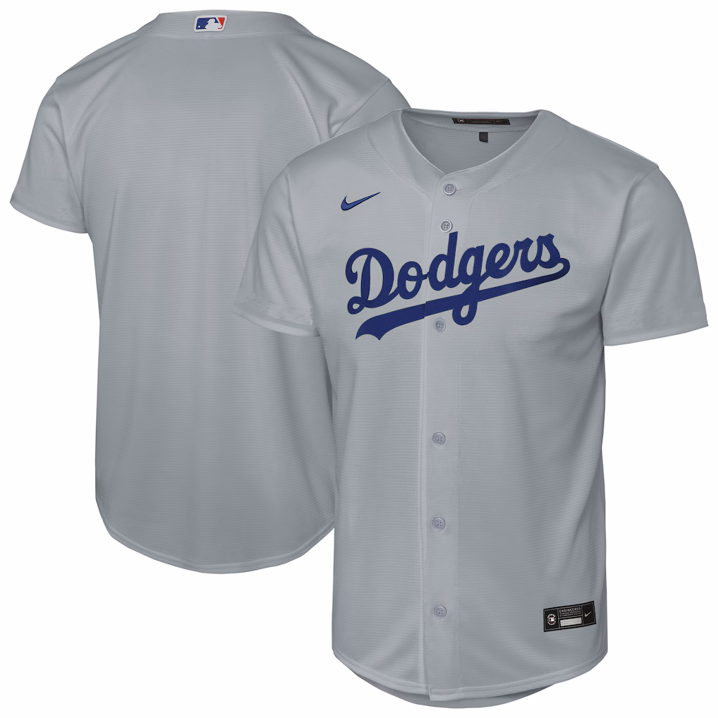Youth Los Angeles Dodgers Nike Gray Alternate Replica Jersey - Jersey