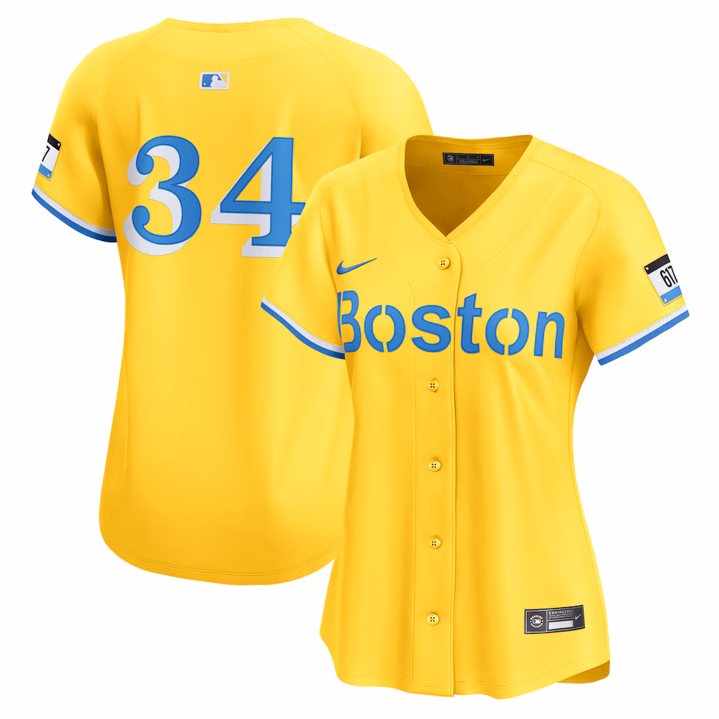 Women's Boston Red Sox David Ortiz Nike Gold City Connect Limited Jersey - Jersey