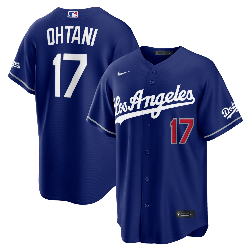 Men's Los Angeles Dodgers Shohei Ohtani Nike Royal Alternate Stadium Jersey - Jersey