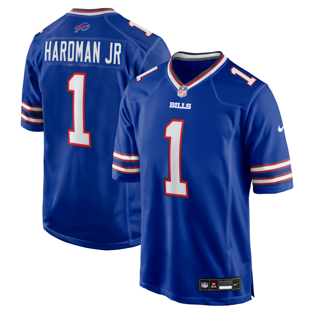 Men's Buffalo Bills Mecole Hardman Nike Royal Team Game Jersey - Jersey