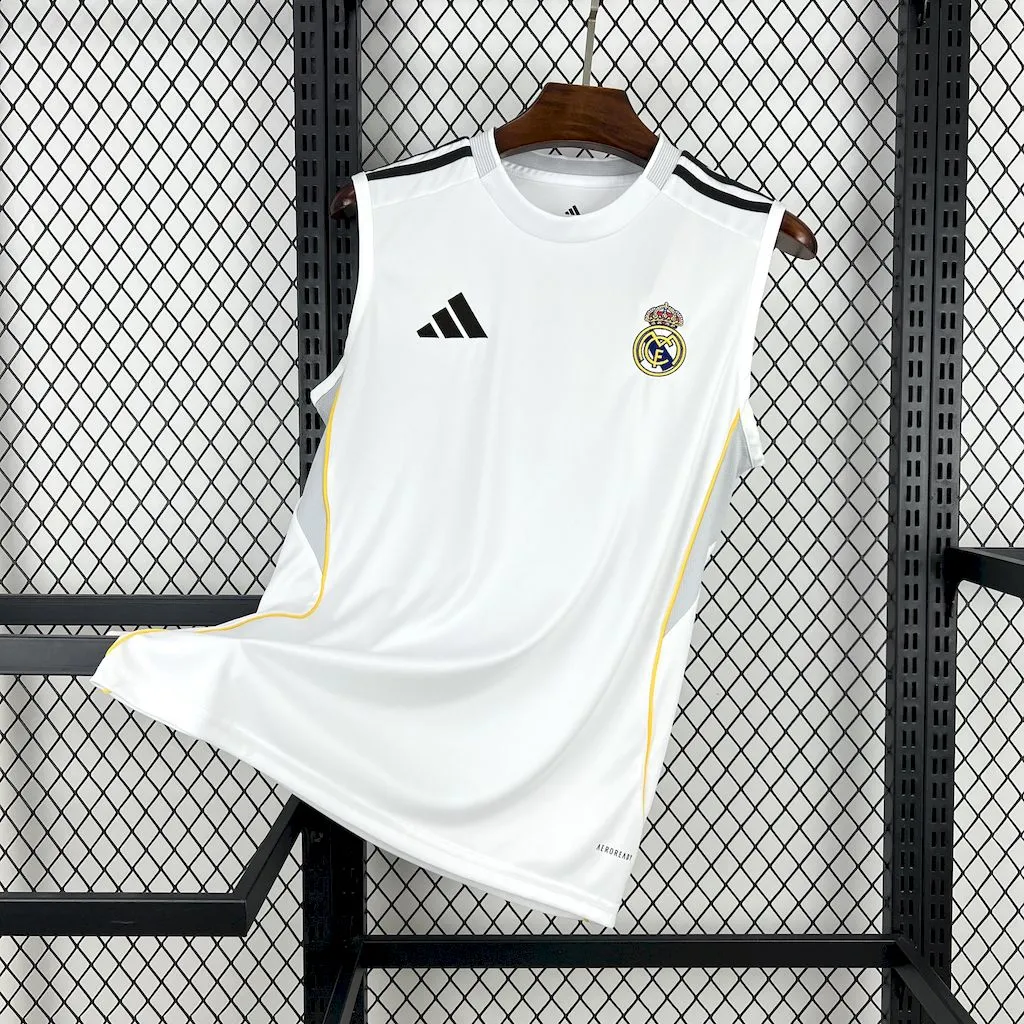 Real Madrid Soccer Jersey Home Custom Vest 2025/26 - Jersey