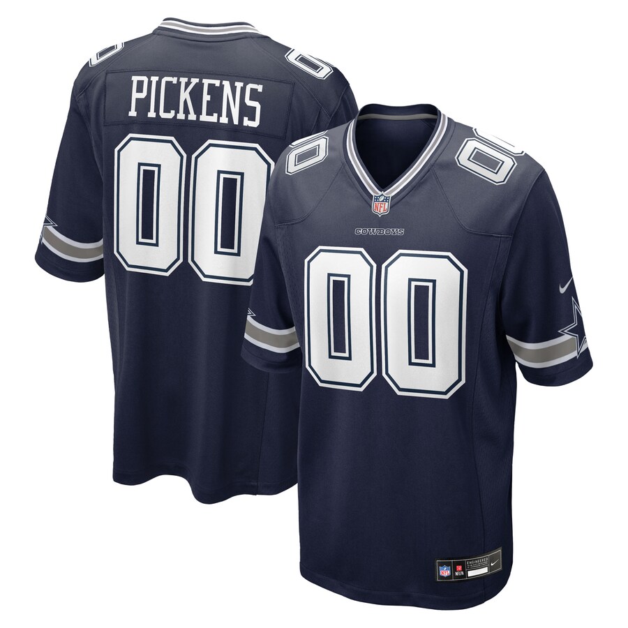 Men's Dallas Cowboys George Pickens Nike Navy Game Jersey - Jersey
