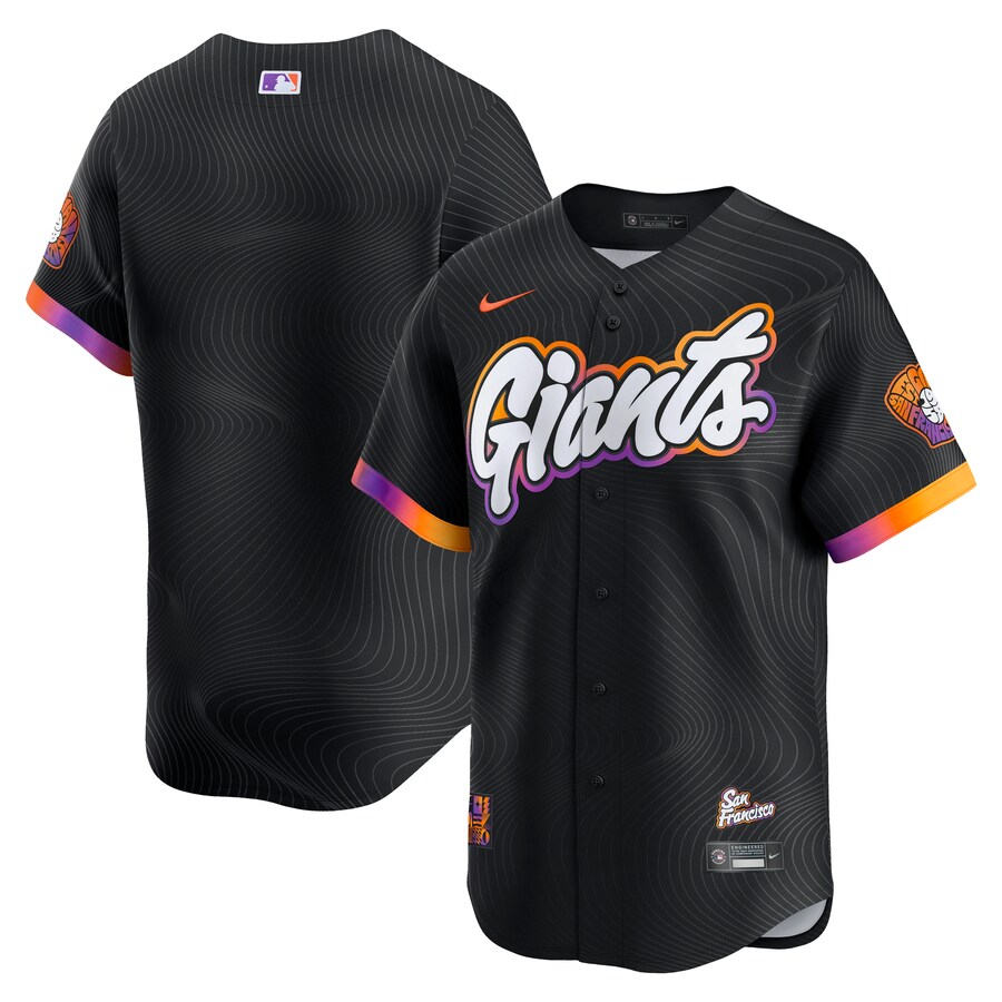 Men's San Francisco Giants Nike Anthracite 2025 City Connect Limited Jersey - Jersey