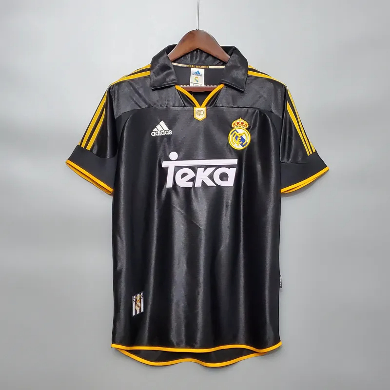Real Madrid Retro Jersey Away Custom Soccer Shirt 1999-01 - Jersey