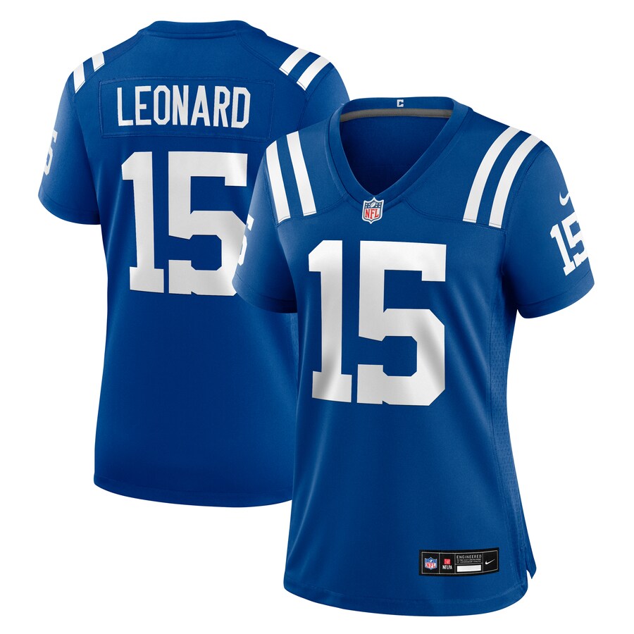 Women's Indianapolis Colts Riley Leonard Nike Royal Team Game Jersey - Jersey