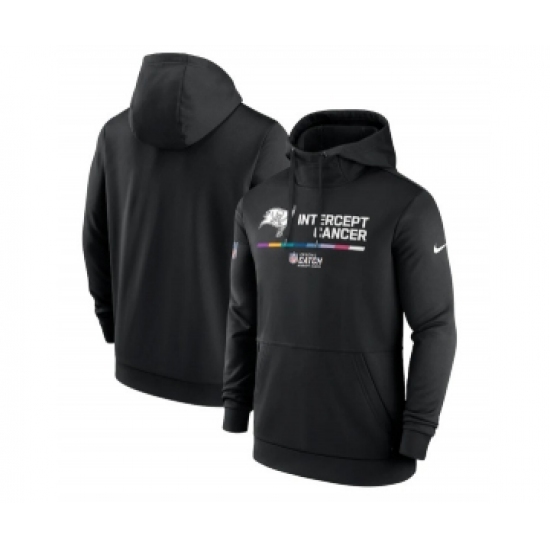 Men's Tampa Bay Buccaneers 2022 Black Crucial Catch Therma Performance Pullover Hoodie - Jersey