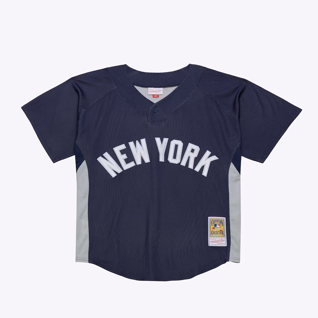 Men's New York Yankees CC Sabathia Mitchell & Ness Navy 2009 Authentic Batting Practice Jersey - Jersey