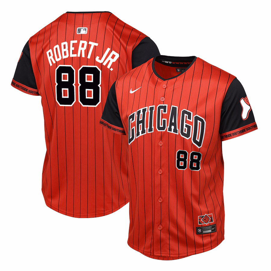 Youth Chicago White Sox Luis Robert Jr. Red/Black 2025 City Connect Limited Player Jersey - Jersey