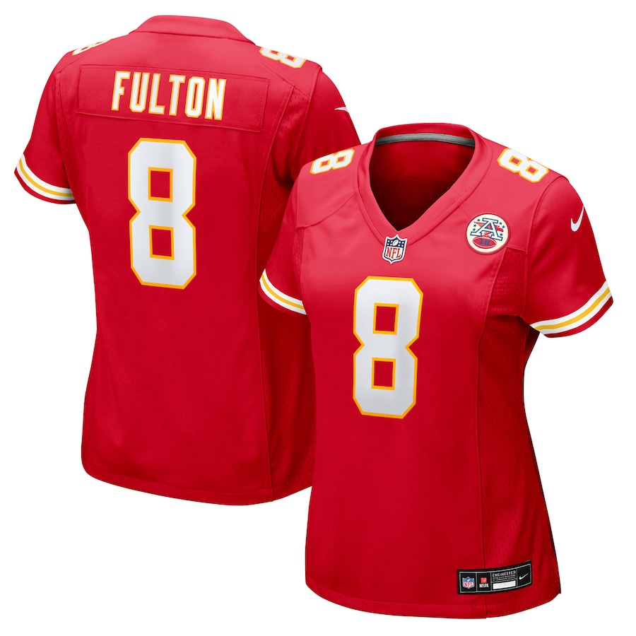 Women's Kansas City Chiefs Kristian Fulton Nike Red Team Game Jersey - Jersey