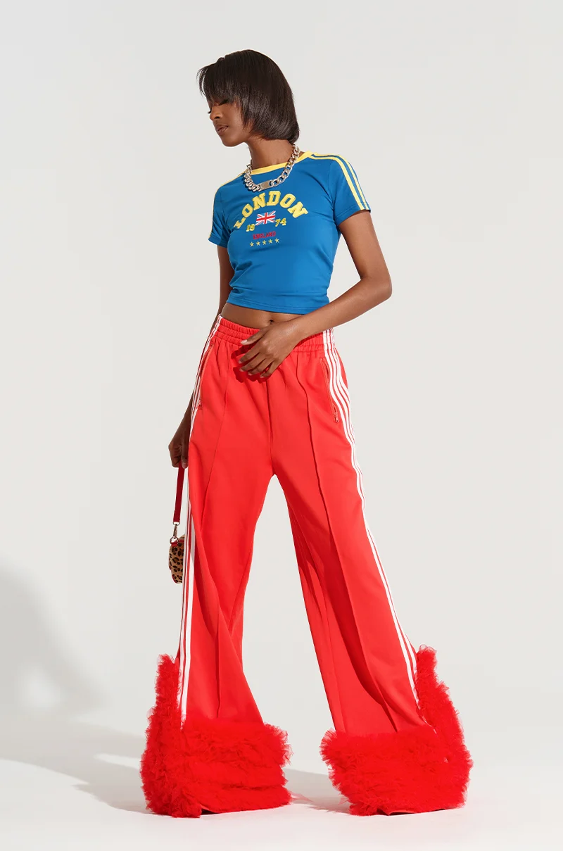 MODERN JAM TRACK PANT WITH TULLE - Akira Wear