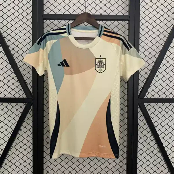 Spain Soccer Jersey Away Women's Custom Shirt 2025 - Jersey