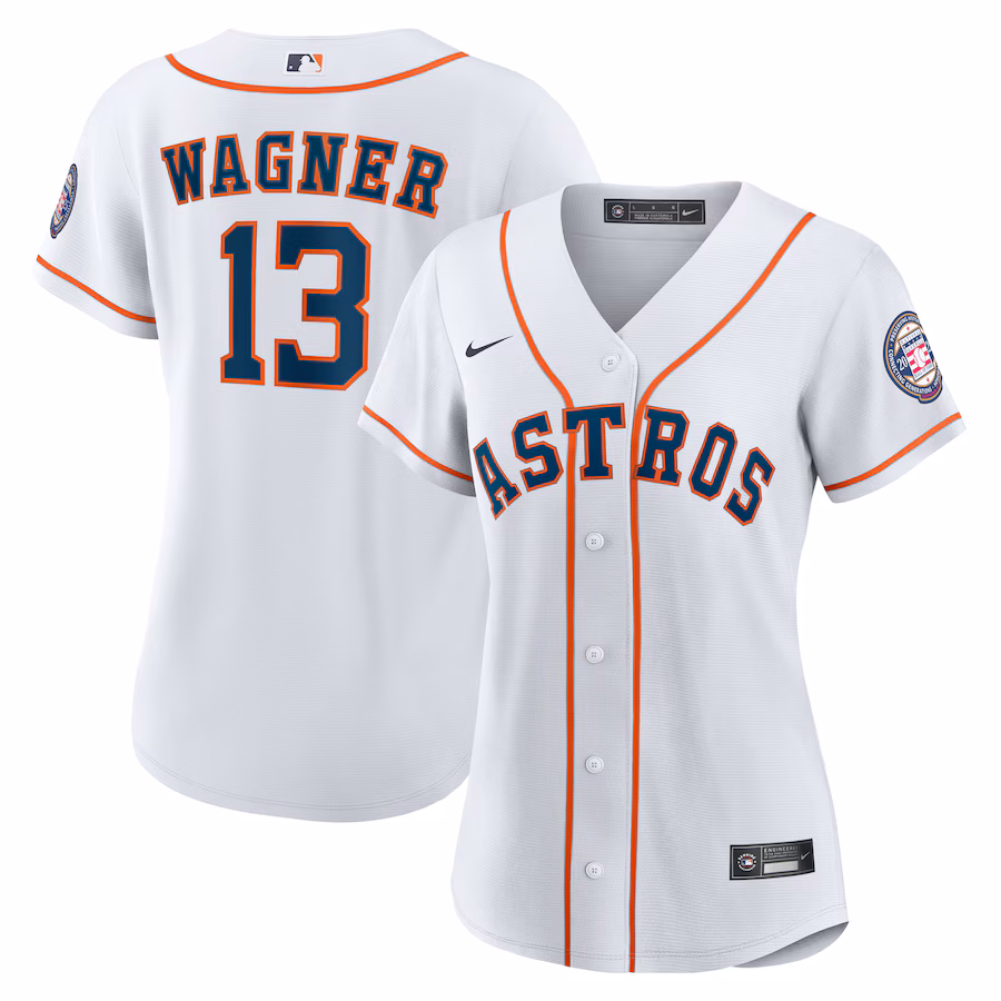 Women's Houston Astros Billy Wagner Nike White 2025 Baseball Hall of Fame Replica Jersey - Jersey