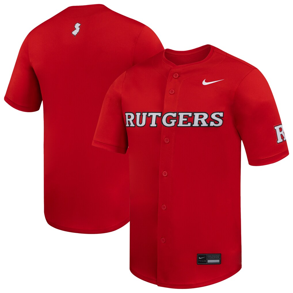 Men's Nike Scarlet Rutgers Scarlet Knights Limited Baseball Jersey - Jersey