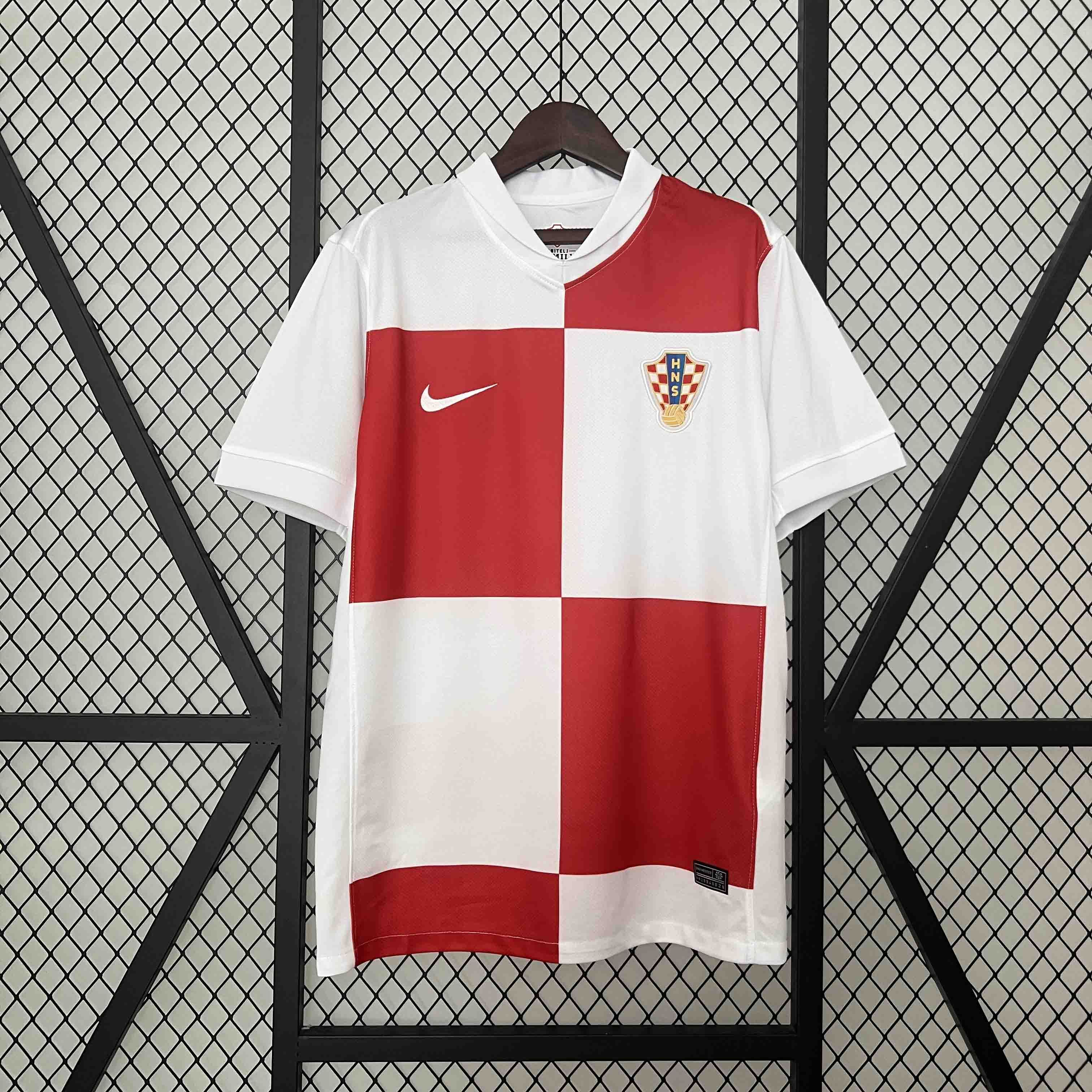 Croatia Soccer Jersey Home Custom Shirt EURO 2024 - Jersey