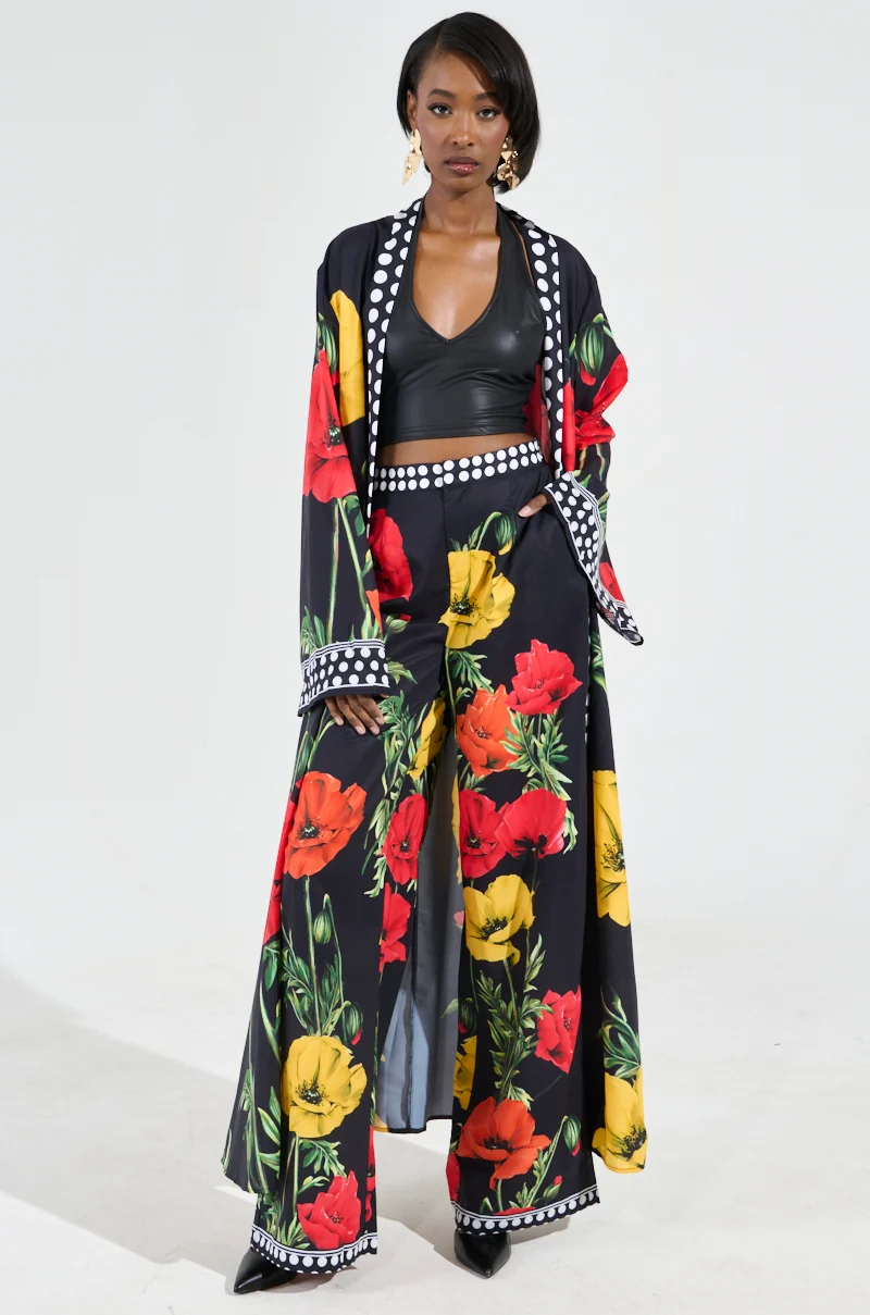 BELLADONNA SATIN PALAZZO PANTS - Akira Wear