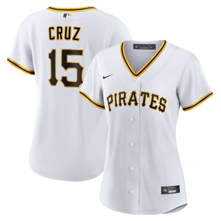 Women's Pittsburgh Pirates Oneil Cruz Nike White Home Replica Jersey - Jersey