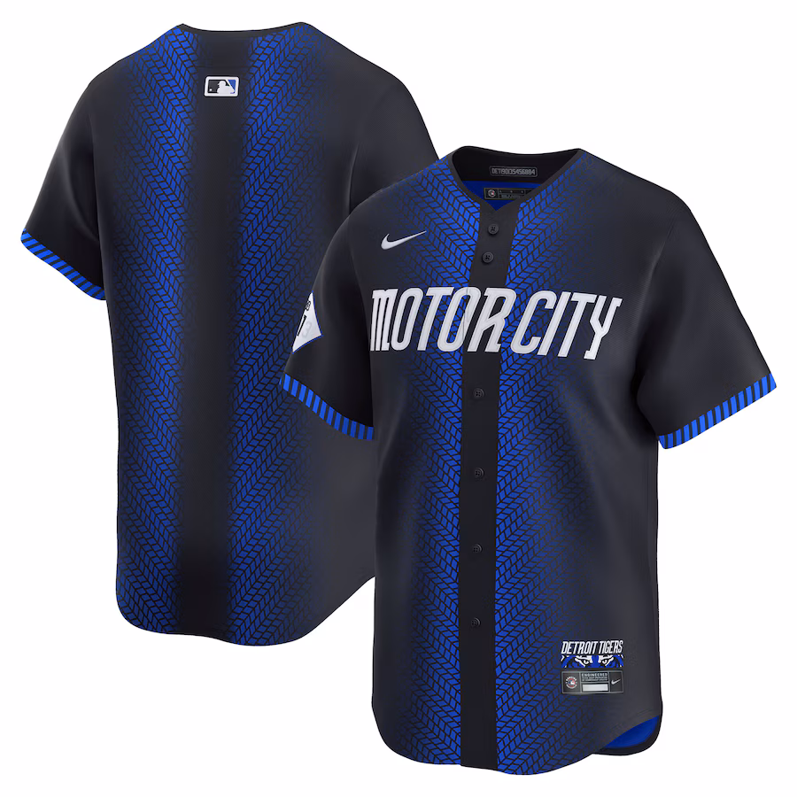 Men's Detroit Tigers Nike Blue City Connect Limited Jersey - Jersey