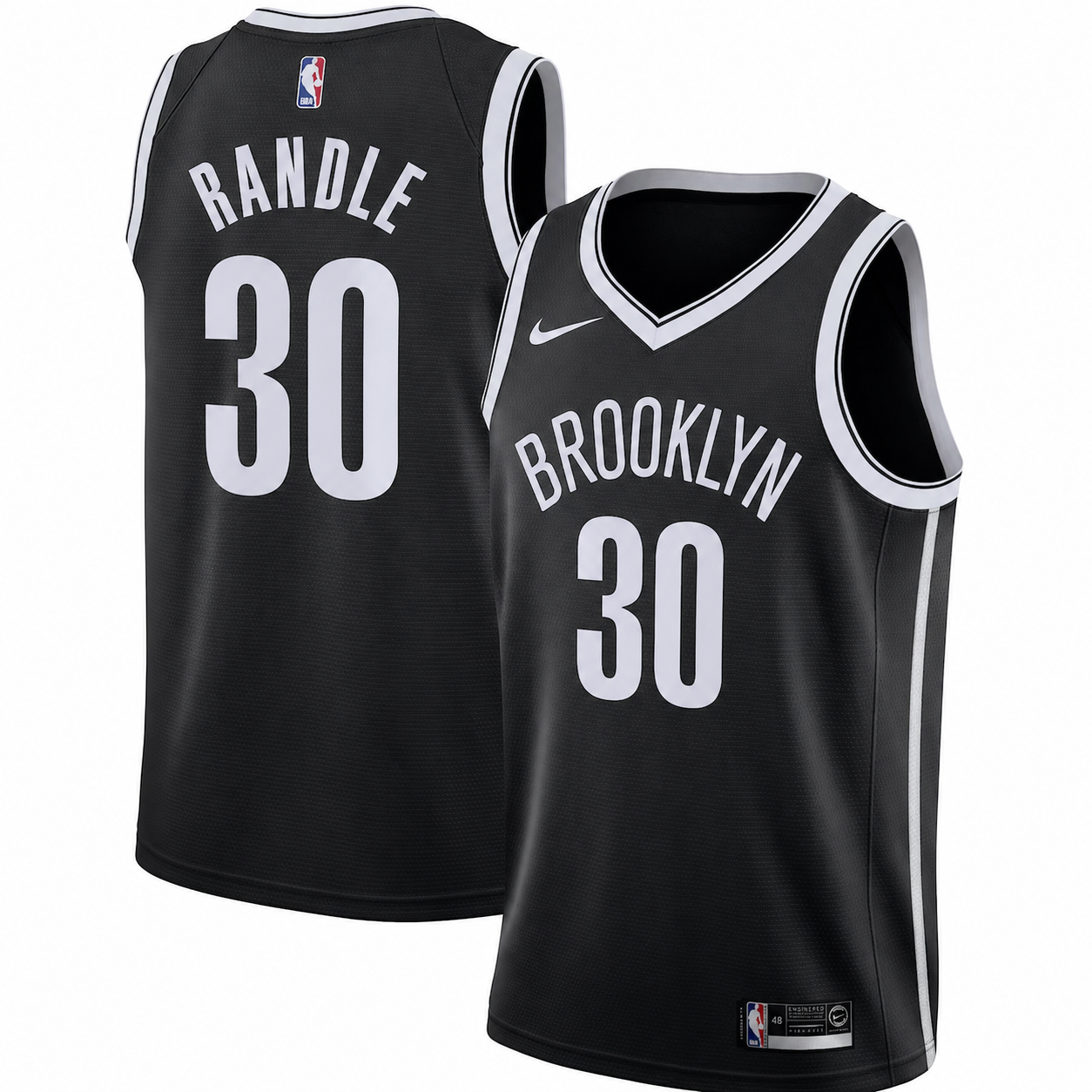 Men's Brooklyn Nets Devin Booker Fanatics Black Fast Break Replica Jersey - Icon Edition - Jersey