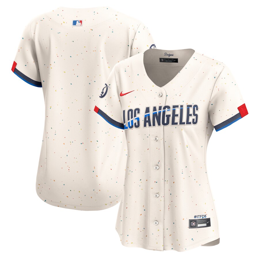 Women's Los Angeles Dodgers Nike Cream City Connect Limited Jersey - Jersey
