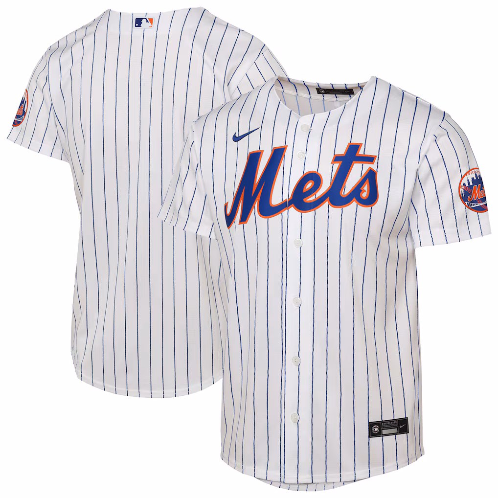 Youth New York Mets Nike White Home Stadium Jersey - Jersey
