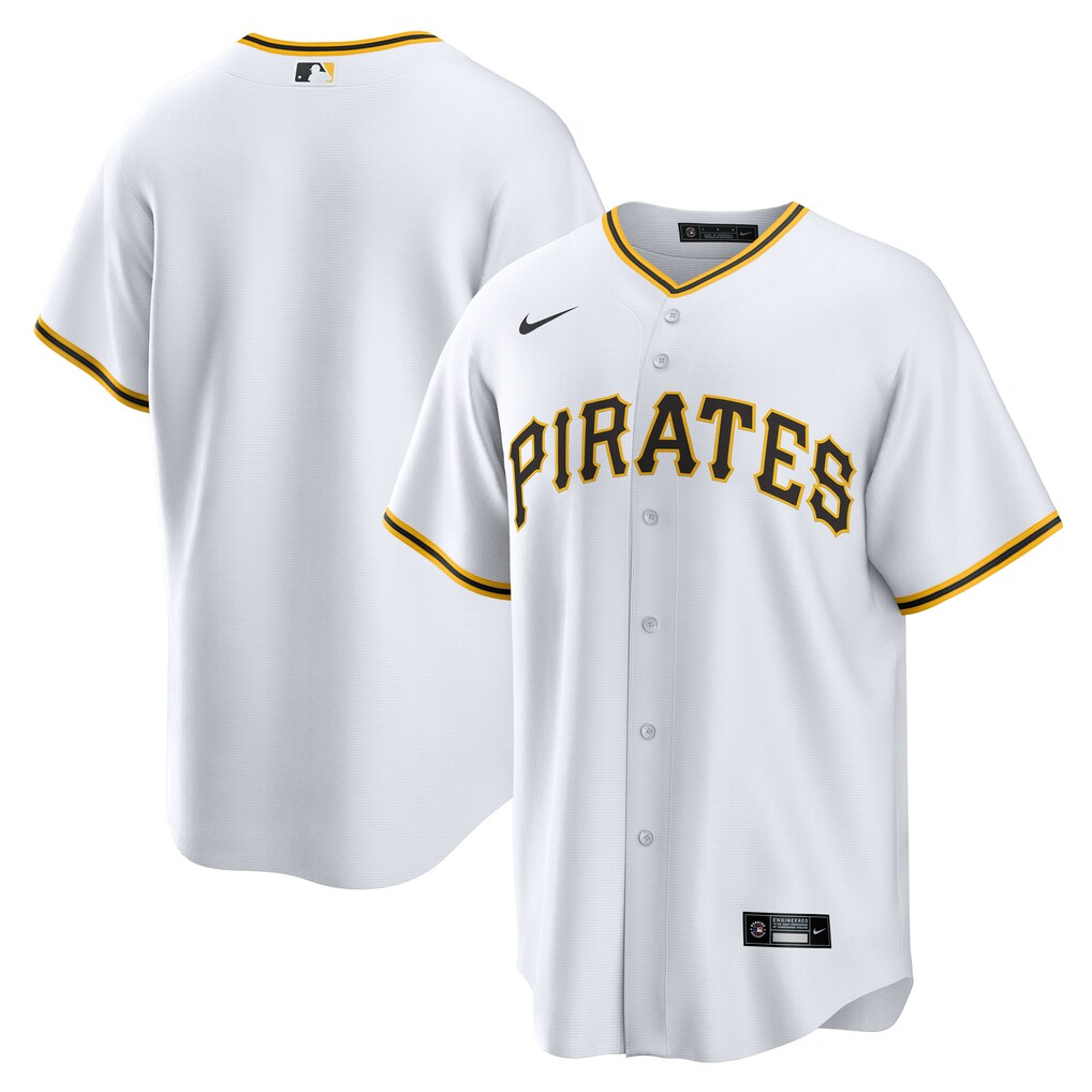 Men's Pittsburgh Pirates Nike White Home Big & Tall Replica Jersey - Jersey