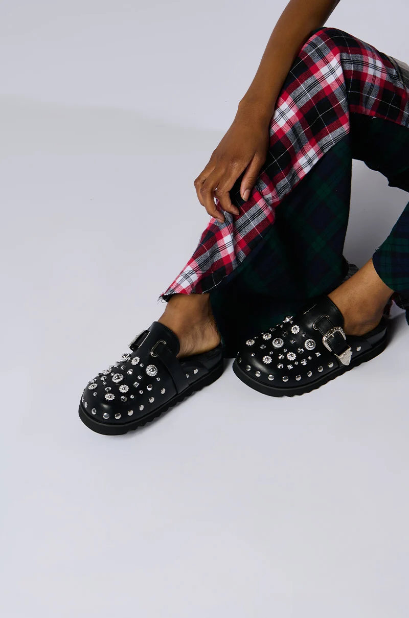 AZALEA WANG CHATTER FUR LINED MULE - Akira Wear