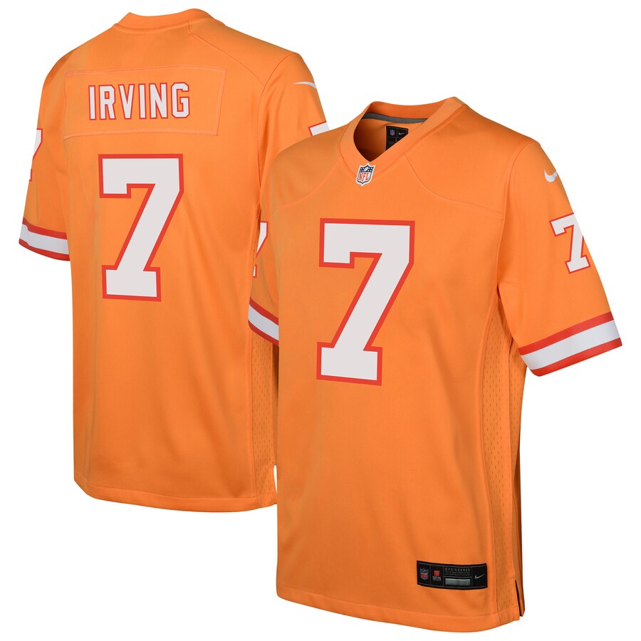 Youth Tampa Bay Buccaneers Bucky Irving Nike Orange Alternate Game Jersey - Jersey