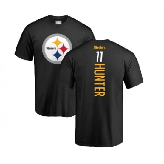 Football Pittsburgh Steelers #11 Justin Hunter Black Backer T-Shirt - Jersey
