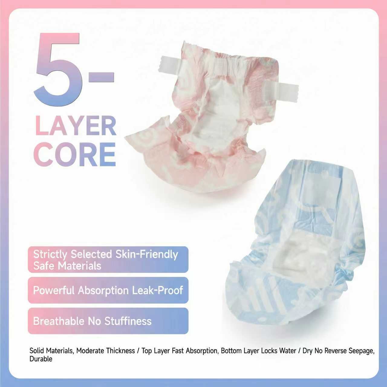 No-Leak Disposable Female Dog Diapers