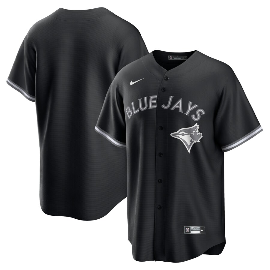 Men's Toronto Blue Jays Nike Black Lights Out Replica Jersey - Jersey