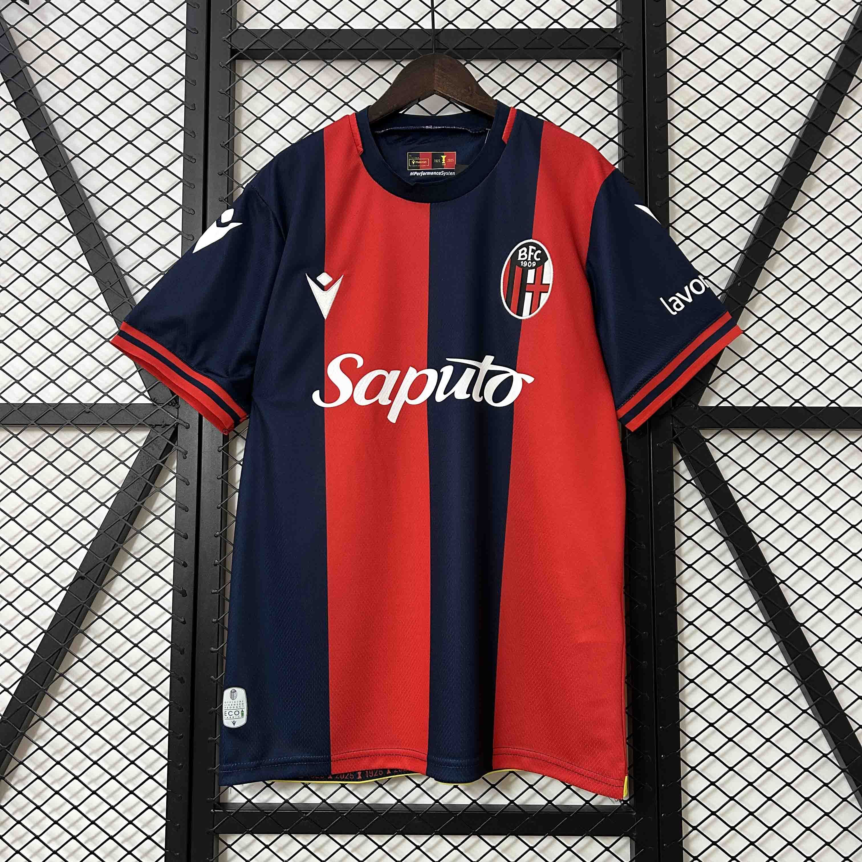 Bologna Soccer Jersey Home Custom Shirt 2024/25 - Jersey