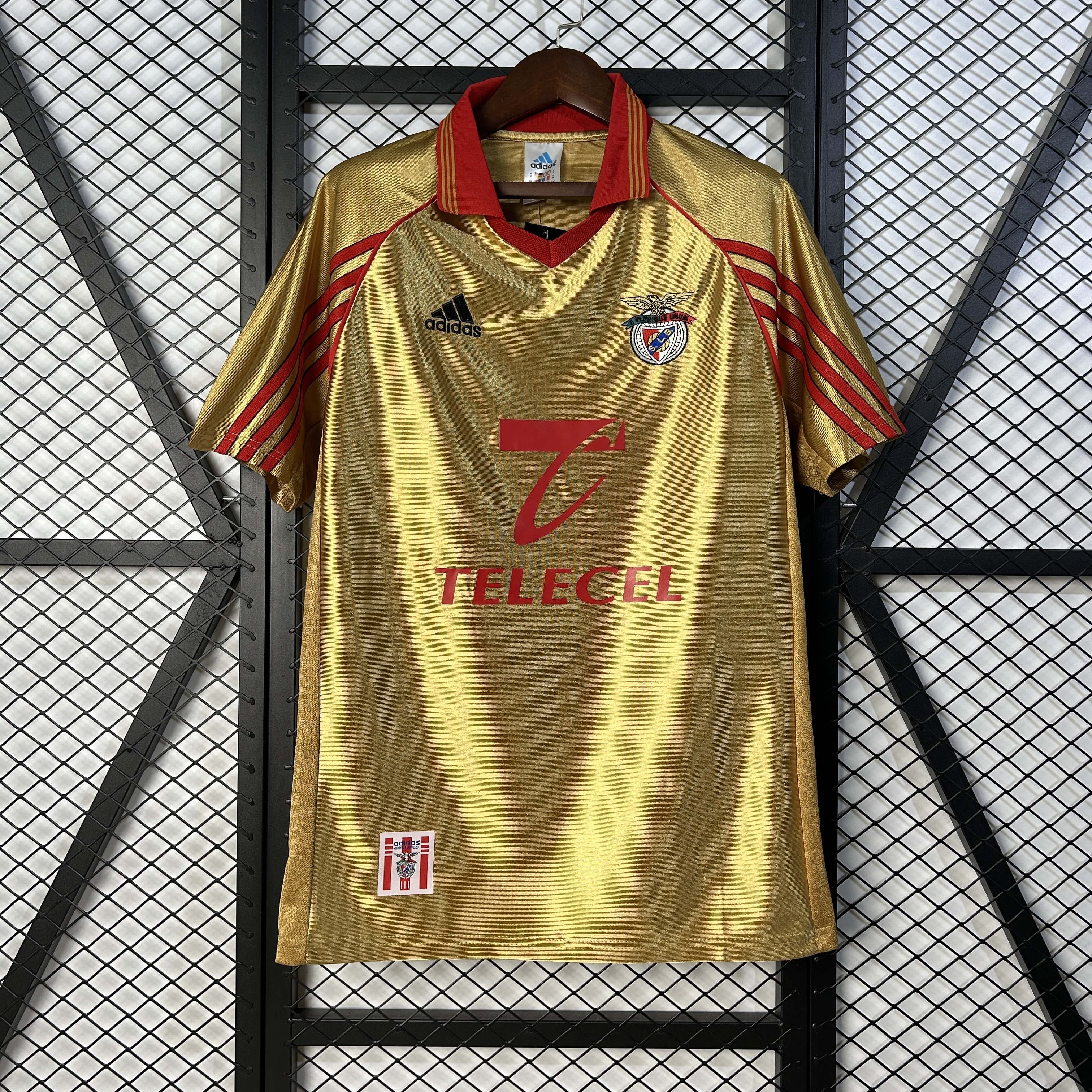 Benfica Retro Soccer Jersey Away Custom Shirt 1998/99 - Jersey